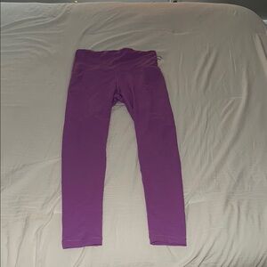 CALIA by Carrie Underwood 7/8 Purple Leggings Athletic Fit